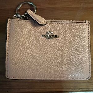Coach Blush mini skinny ID case, Leather.